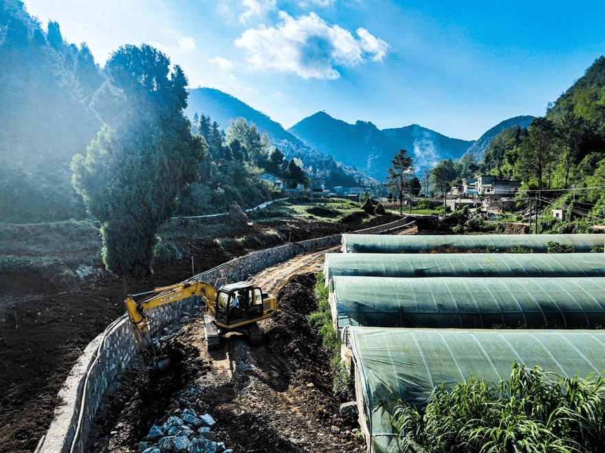 【天眼影像】黔西:水利工程建設(shè)正酣:建設(shè)工程